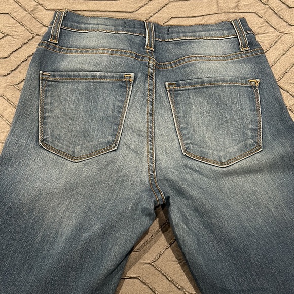 Women’s Vibrant MIU Skinny Moto Jeans Denim Blue Size 5 - Picture 6 of 7